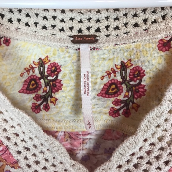 Free People Leilani Print Top NWT - Picture 6 of 13